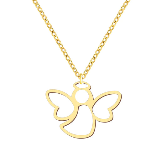 Cute Angel Pendant - Stainless Steel