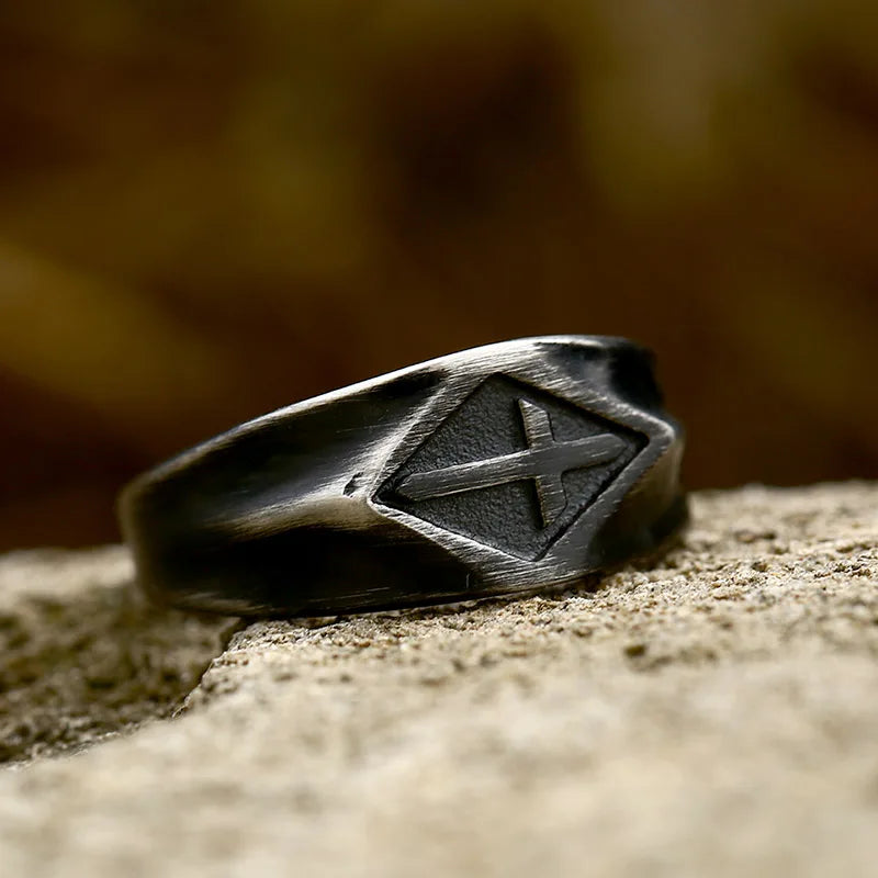 Steel Soldier Men's Ring - Stainless Steel