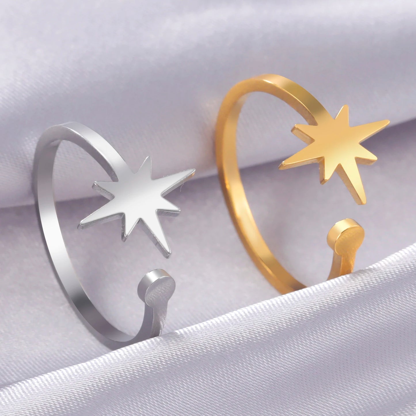 Guiding Star Ring - Stainless Steel