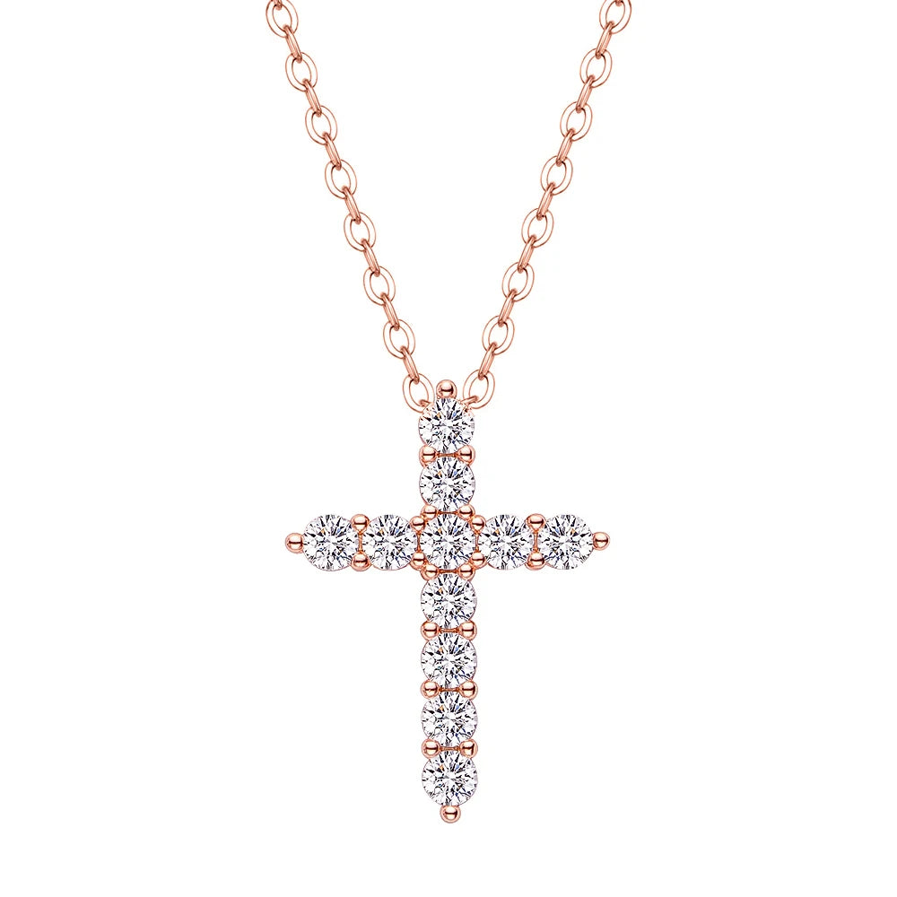 Celestial Cross Women's Pendant - Sterling Silver