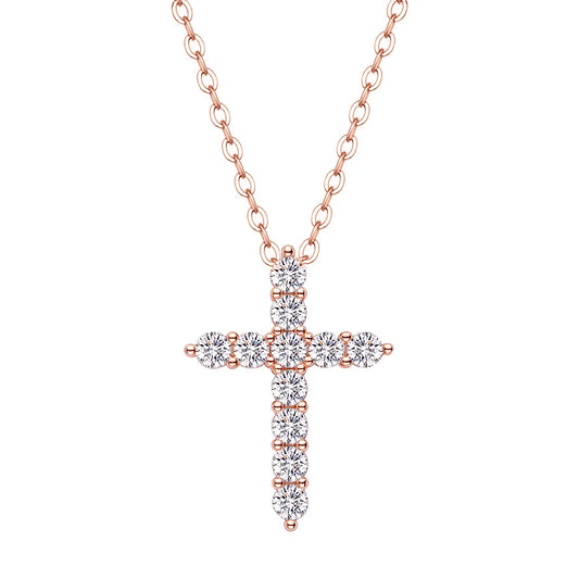 Celestial Cross Women's Pendant - Sterling Silver