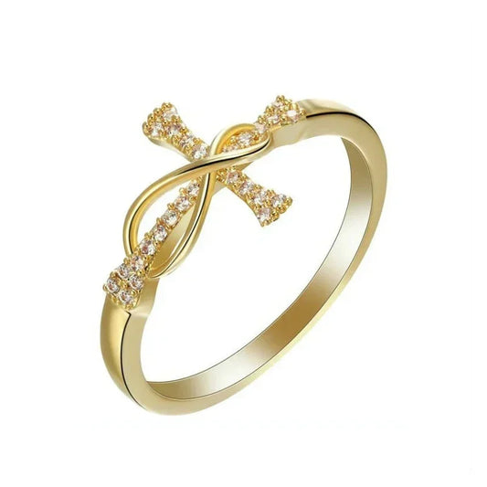 Infinite Faith High Carbon Diamond Ring - Zinc Alloy