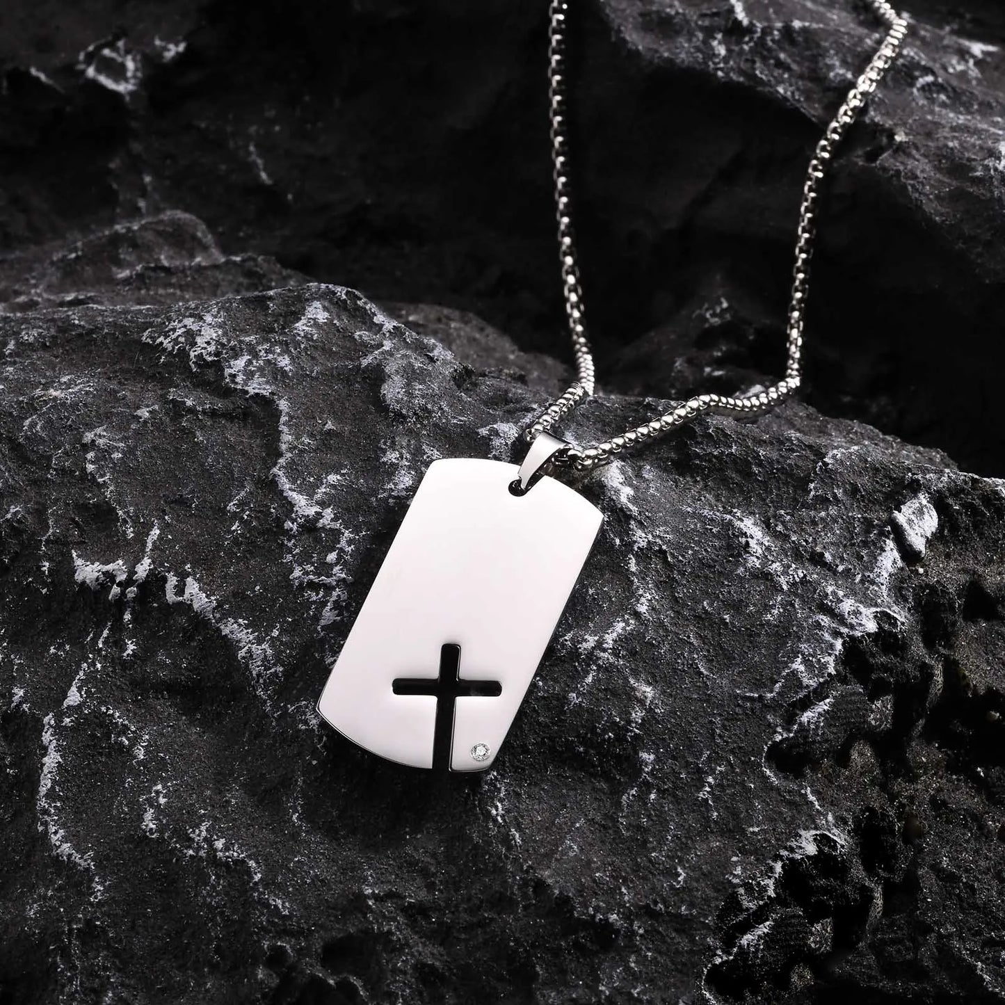 God's Army Dogtag - Stainless Steel