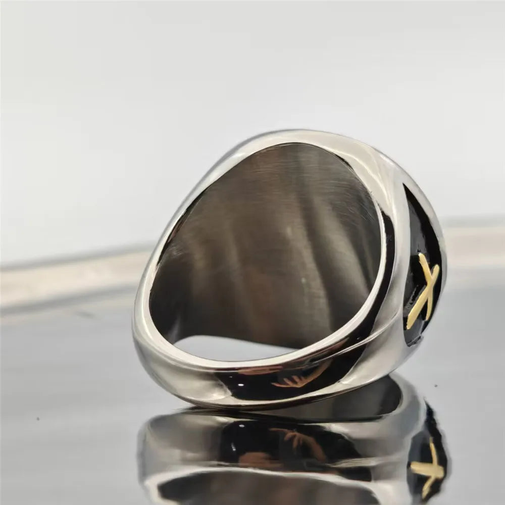 St. Christopher Men's Ring - Stainless Steel