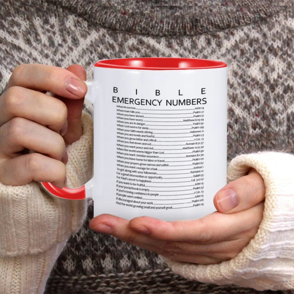 Emergency Bible Verse Mug